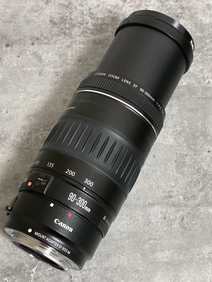 ⭐️美品⭐️Canon EF90-300 USM & EF-EOS M アダプター