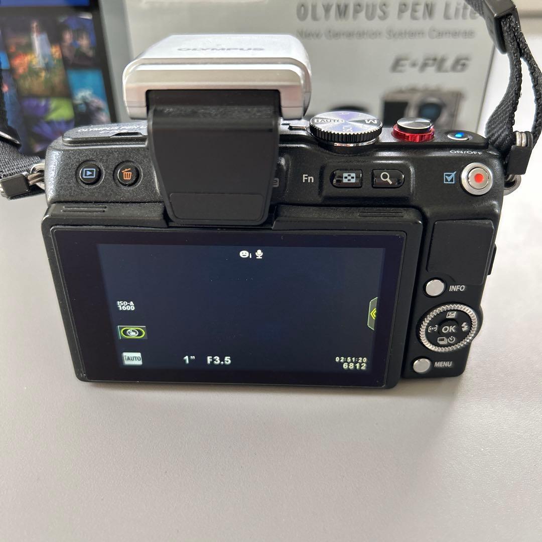 OLYMPUS PEN Lite E-PL6 ミラーレス一眼 ブラック 美品