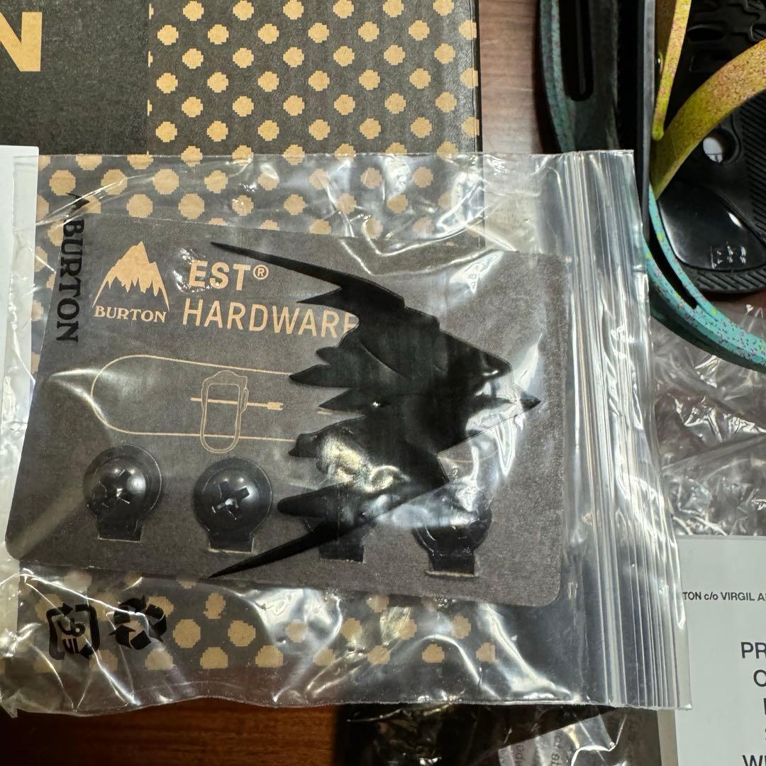burton virgilabloh コラボ　ビンディング　メンズ　Sサイズ
