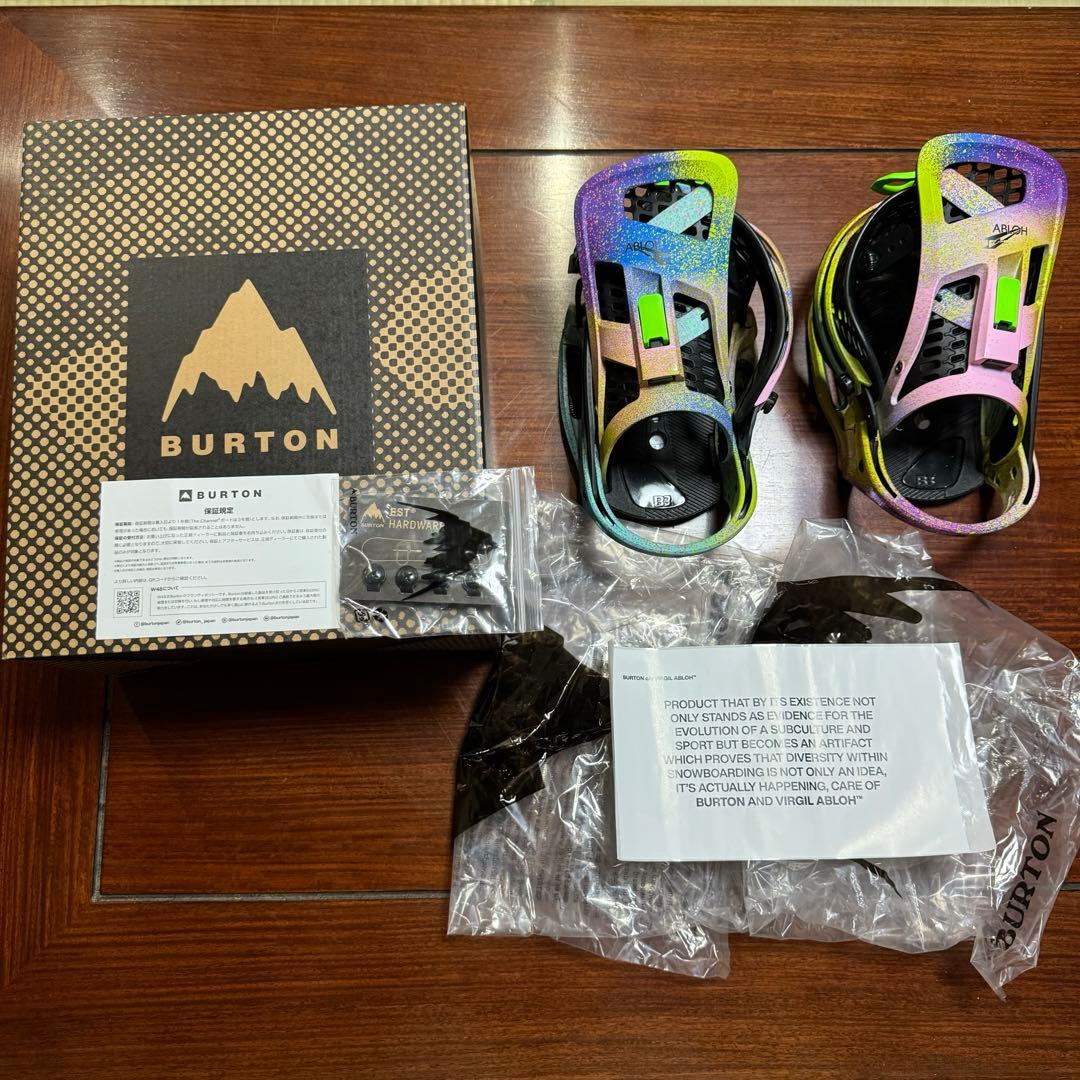 burton virgilabloh コラボ　ビンディング　メンズ　Sサイズ