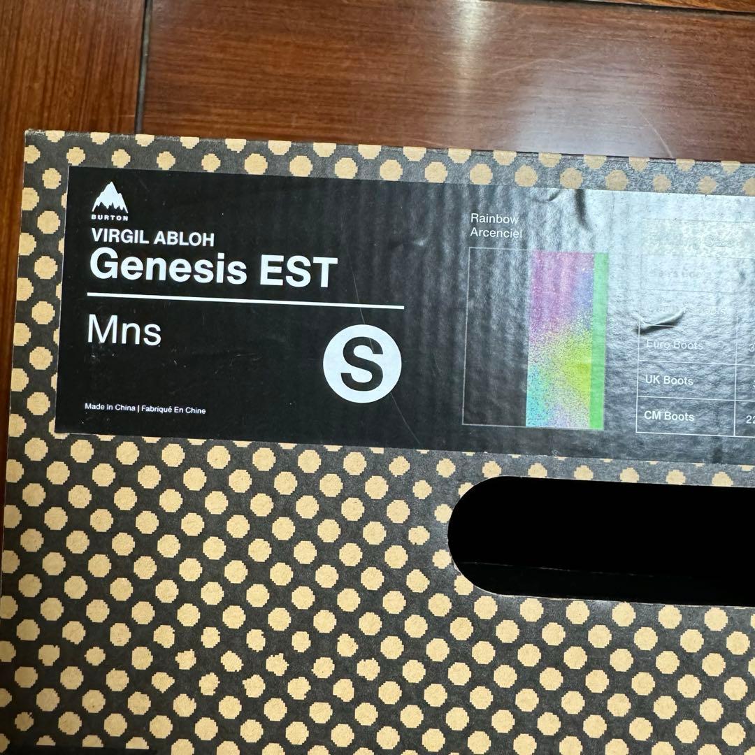 burton virgilabloh コラボ　ビンディング　メンズ　Sサイズ