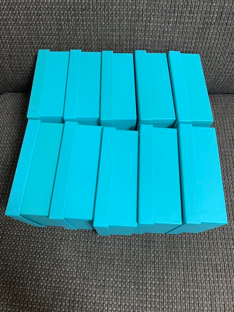 国内現行品　ティファニーブレスレット　空箱　アクセサリー小物入れ　10個セット