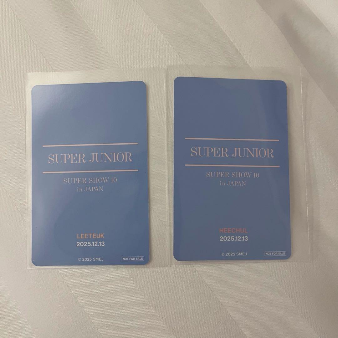 SUPER JUNIOR スパショ10 プレミアムシート トレカ