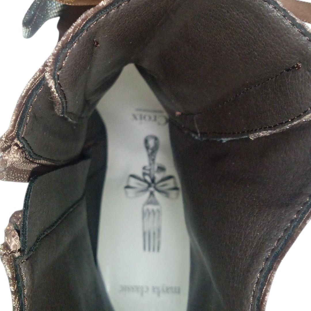 美品★完売品★mayla classic★ショートブーツ★ファー★猫脚ヒール