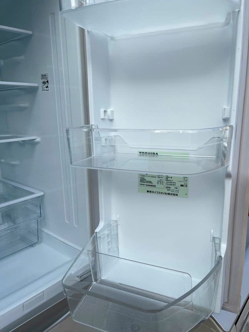 【極美品】大型冷凍冷蔵庫　東芝GR-H460FV 458L 2015年製