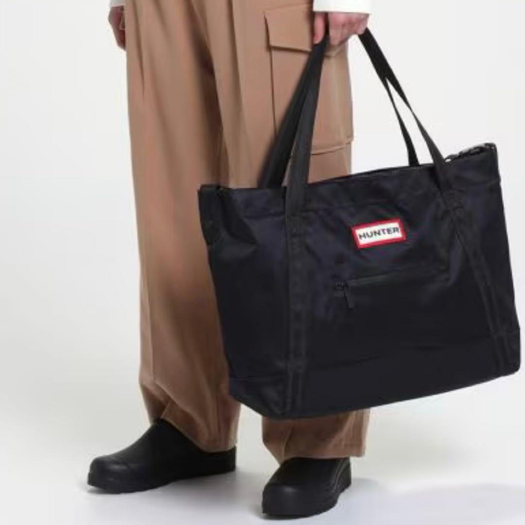 HUNTER ハンター ナイロントップクリップ トート ラージ