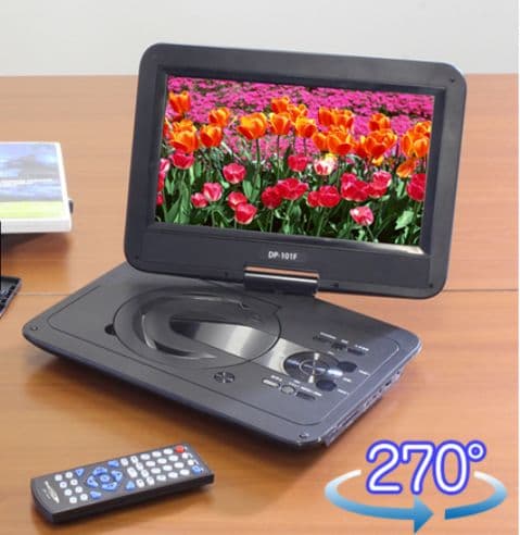 10.1インチ ポータブルDVDプレーヤー／DP−101F