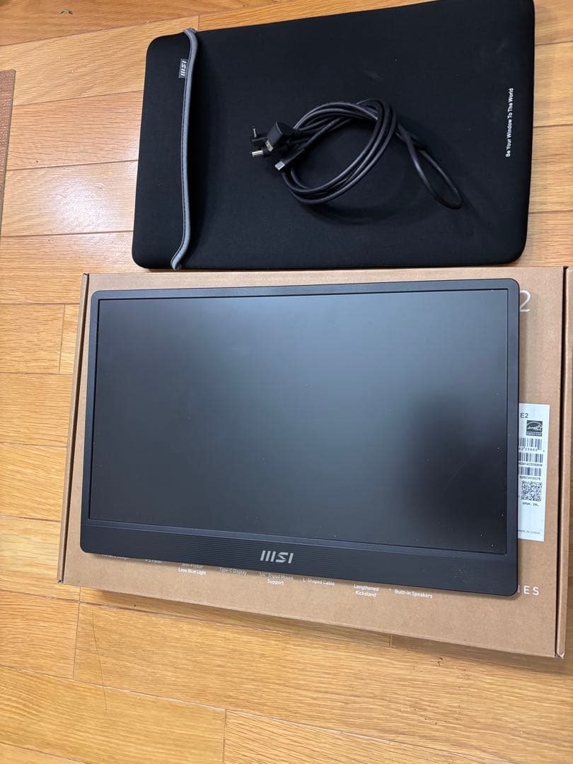 MSI ポータブルモニター 本体　PRO MP161 E2