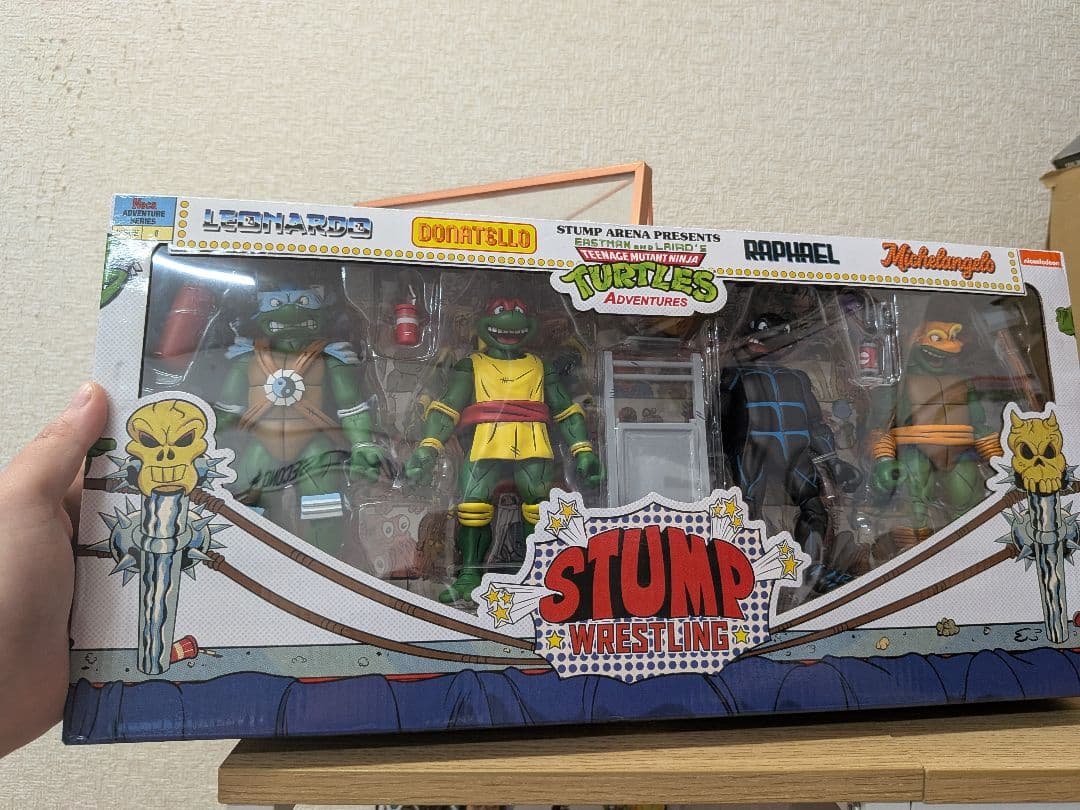 【LA正規品】 タートルズフィギュア “STUMP WRESTLING”