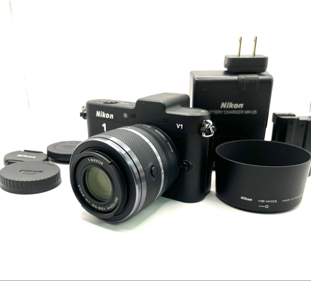 Nikon 1 V1 ミラーレスカメラ 10-30mmレンズ セット#358