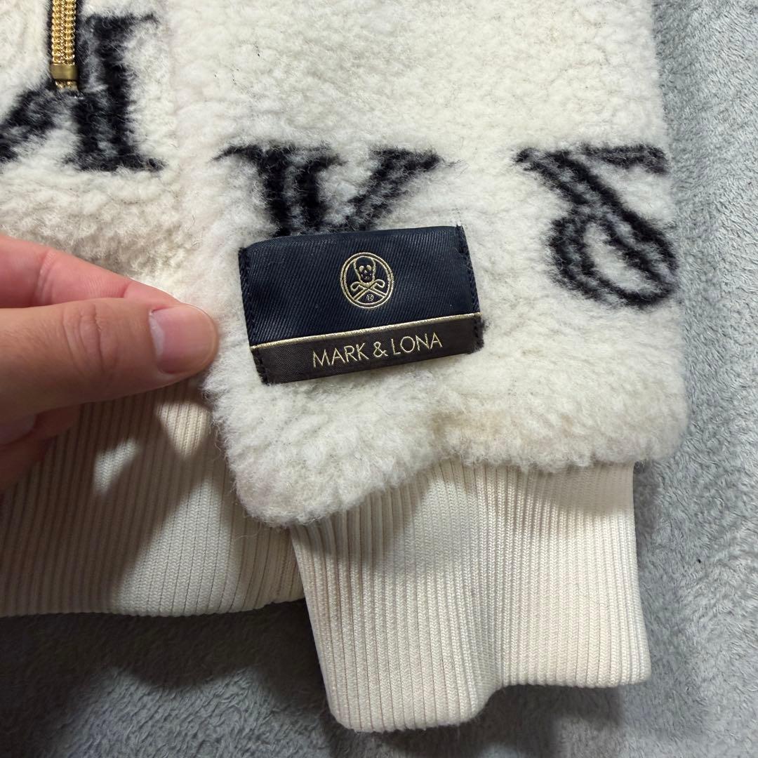 マークアンドロナ　ボアジャケット　ゴルフウェア MLM-1D-AC08 48