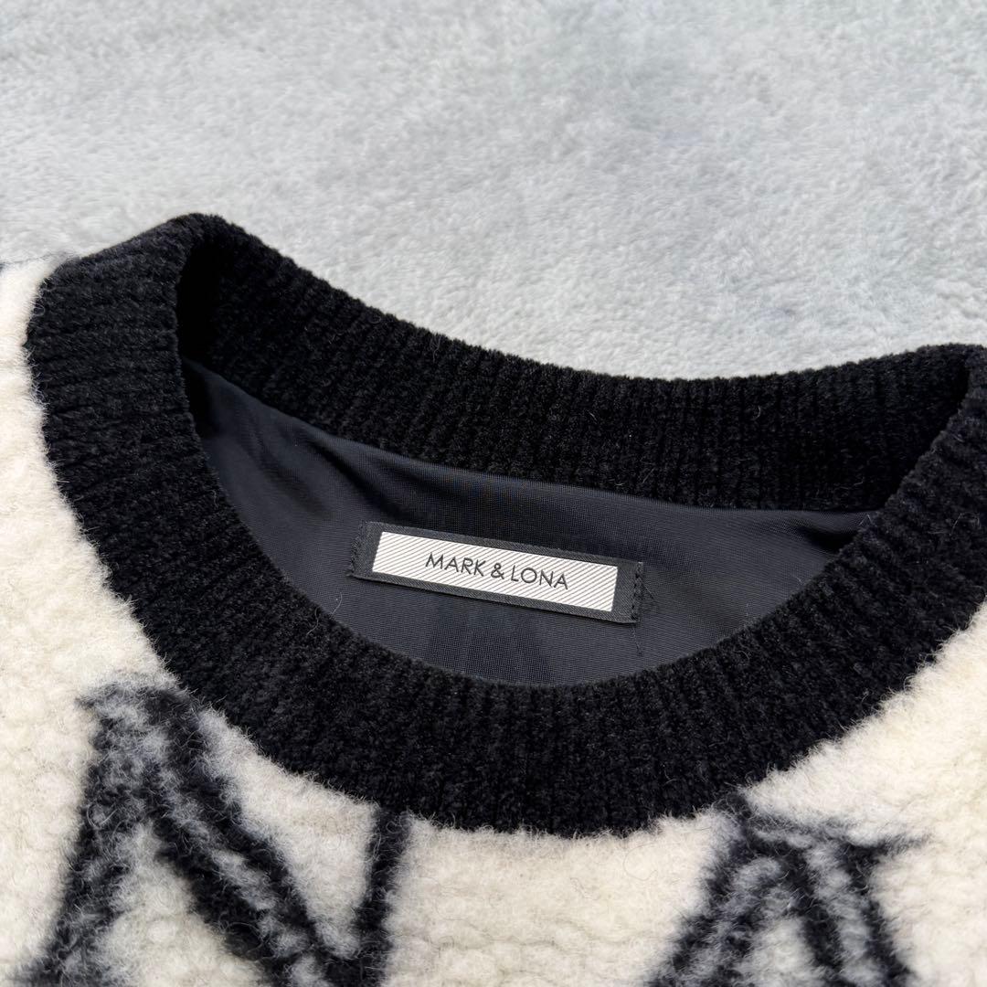 マークアンドロナ　ボアジャケット　ゴルフウェア MLM-1D-AC08 48