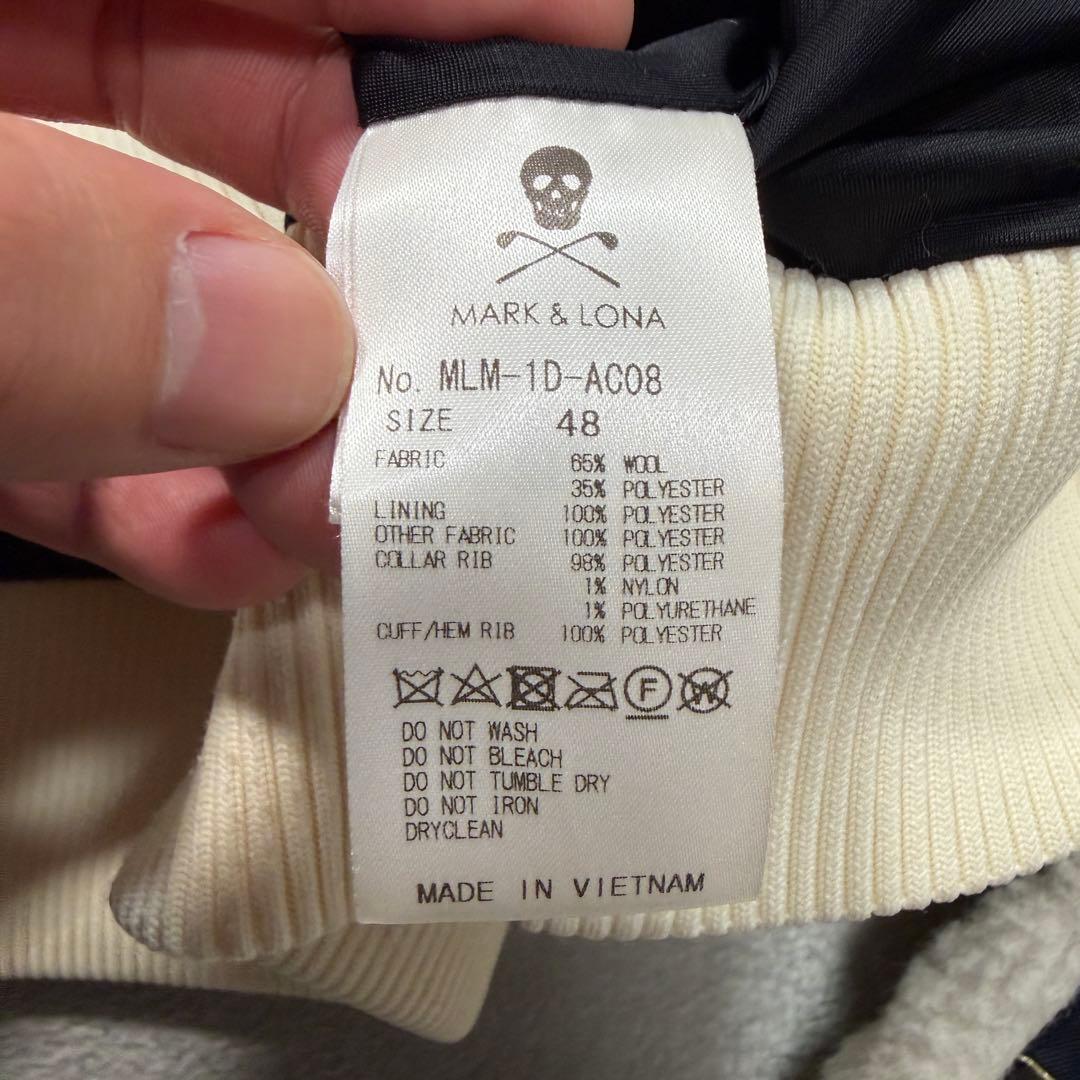 マークアンドロナ　ボアジャケット　ゴルフウェア MLM-1D-AC08 48