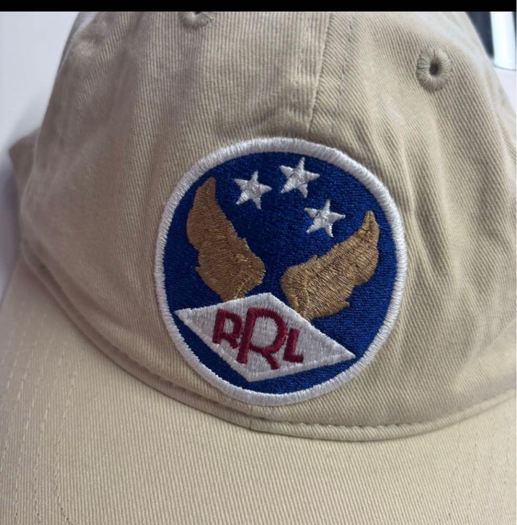 RRL ロゴ　刺繍 キャップ ダブルアールエル　ラルフローレン　Ralph 帽子