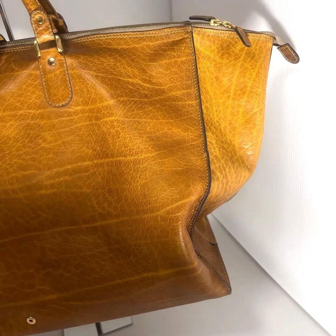 希少な金色 最高級 本革 GOLD PFEIL ボストンバッグ ドイツ製