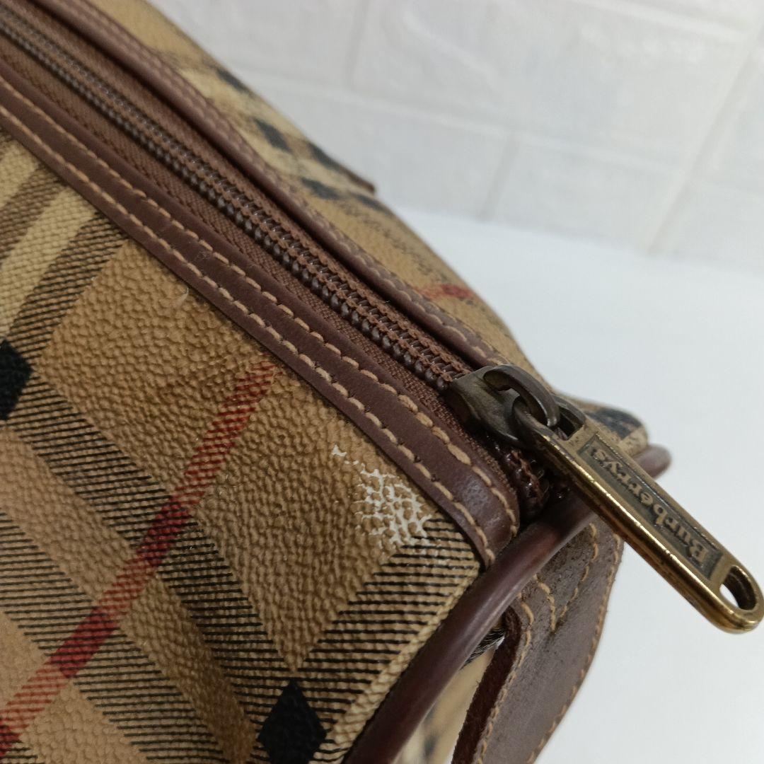 Burberrys チェック柄 ボストンバッグ上19