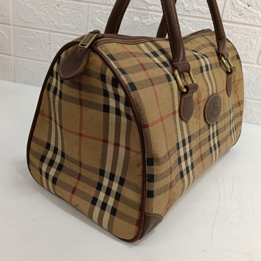 Burberrys チェック柄 ボストンバッグ上19