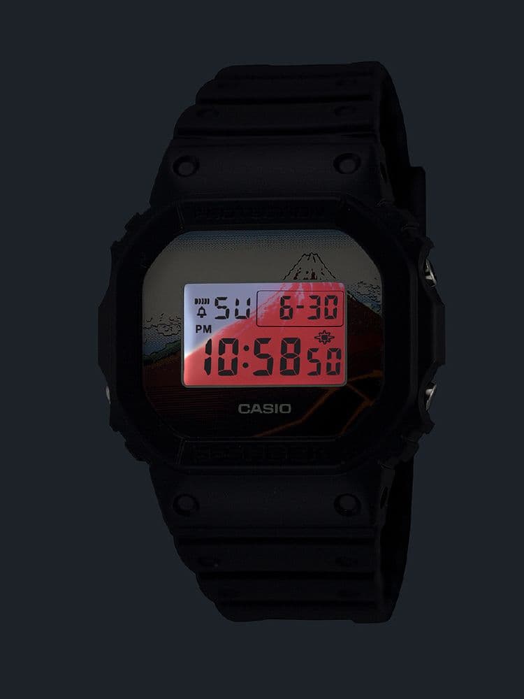 G-SHOCK 葛飾北斎 山下時雨 DW-5600KHSH25-1JR