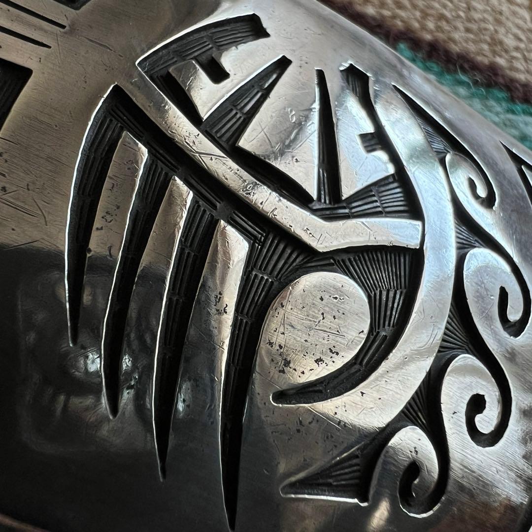 インディアンアクセサリー　ホピ　バックル 925刻印