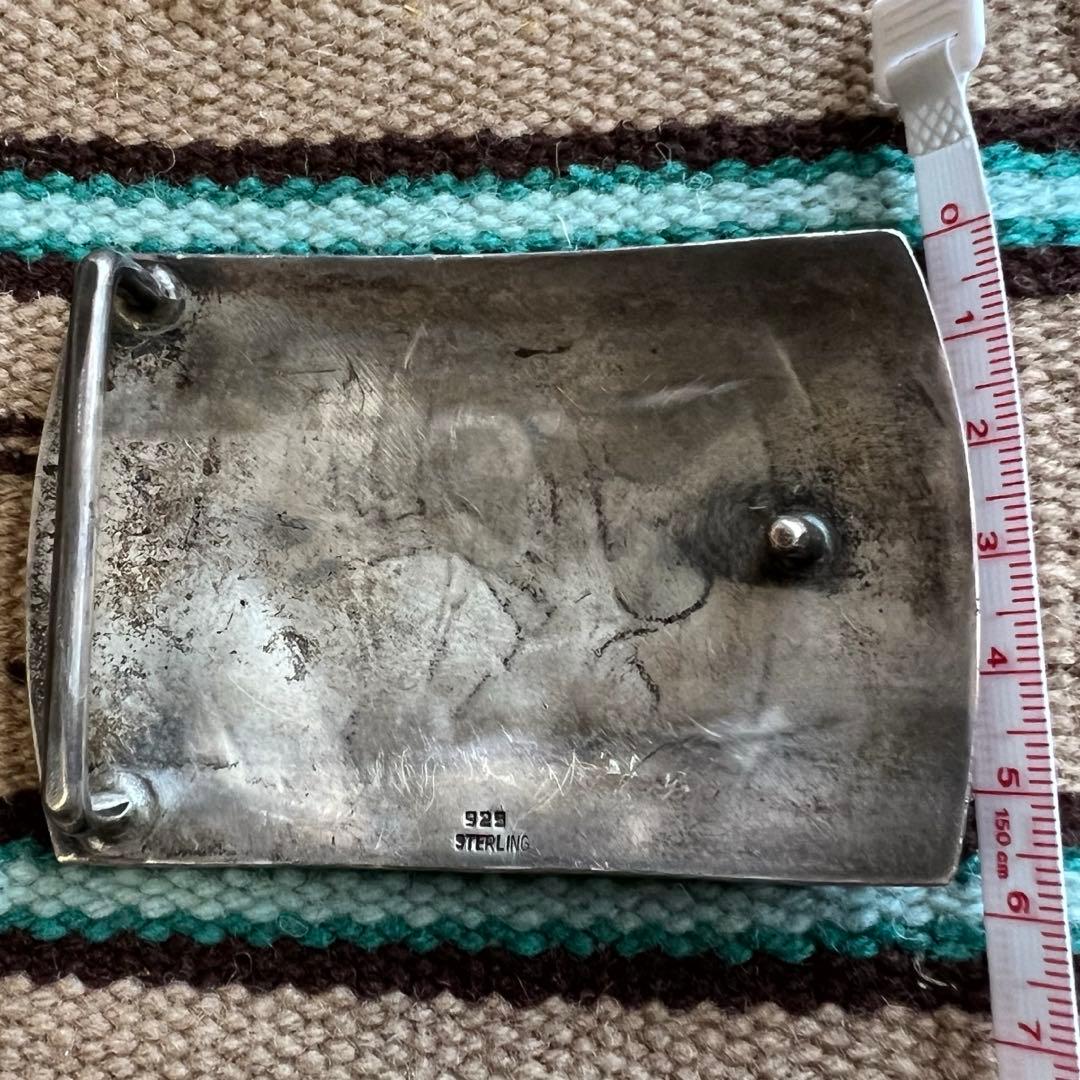 インディアンアクセサリー　ホピ　バックル 925刻印