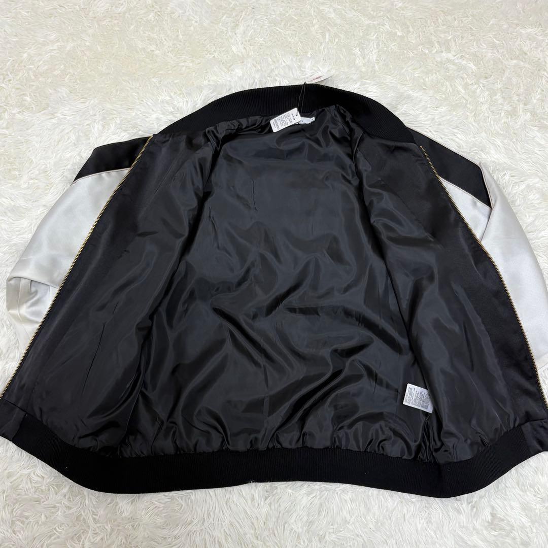 【新品タグ付】graniph スカジャン タイガー刺繍 黒 S グラニフ