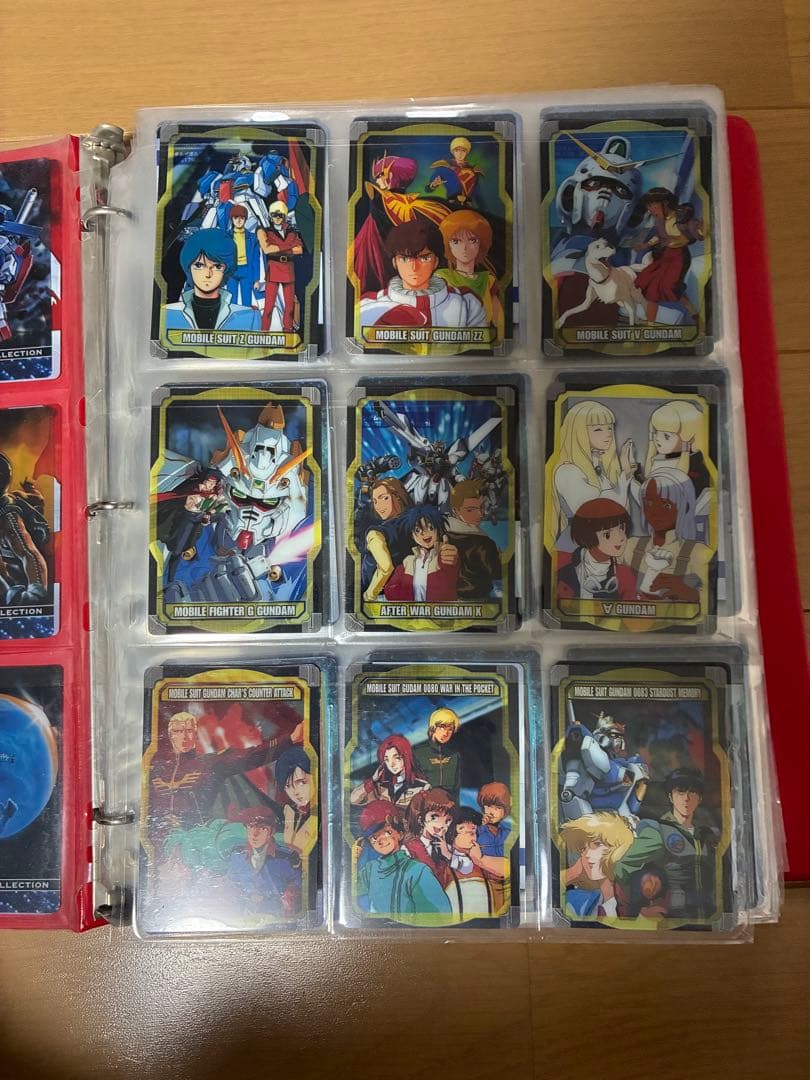 ガンダムウェファーカード第一弾243種・第二弾243種コンプ バインダーセット