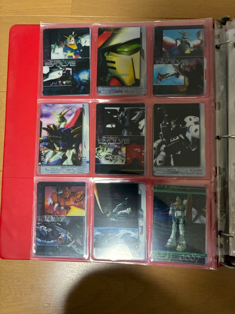 ガンダムウェファーカード第一弾243種・第二弾243種コンプ バインダーセット