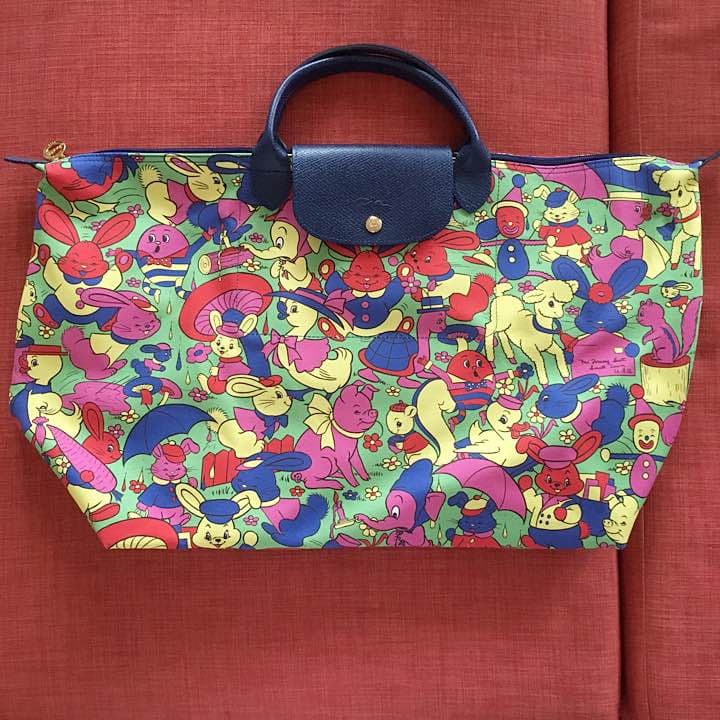 ロンシャン×ジェレミースコット ボストンバッグ