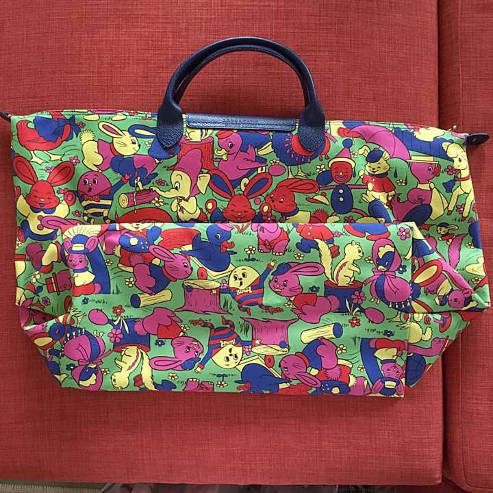 ロンシャン×ジェレミースコット ボストンバッグ