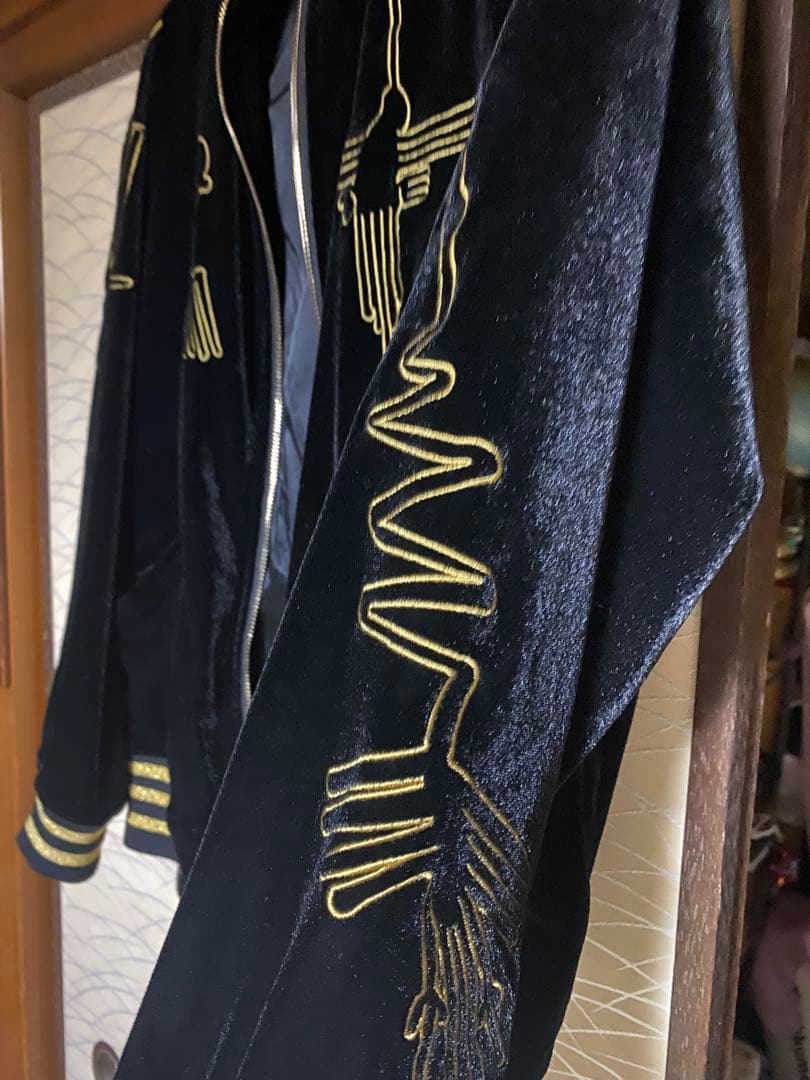 2021ナスカジャン　別珍ブラックM ハードコアチョコレート　入手困難廃盤