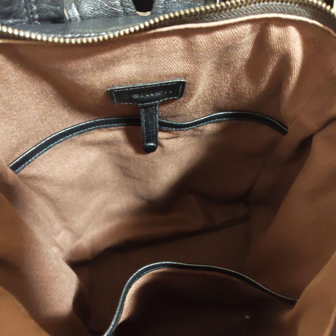 【dainu】genten リュック　ゴートベーシック　山羊革　黒