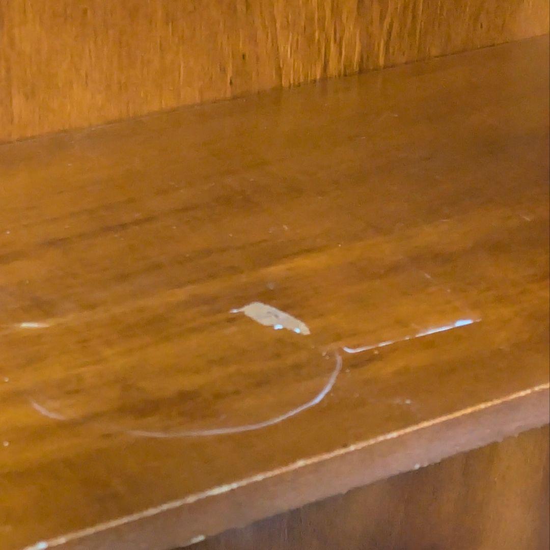 イタリア製 アンティーク調木製本棚 アーチ型 ブックシェルフ 2引き出し付き