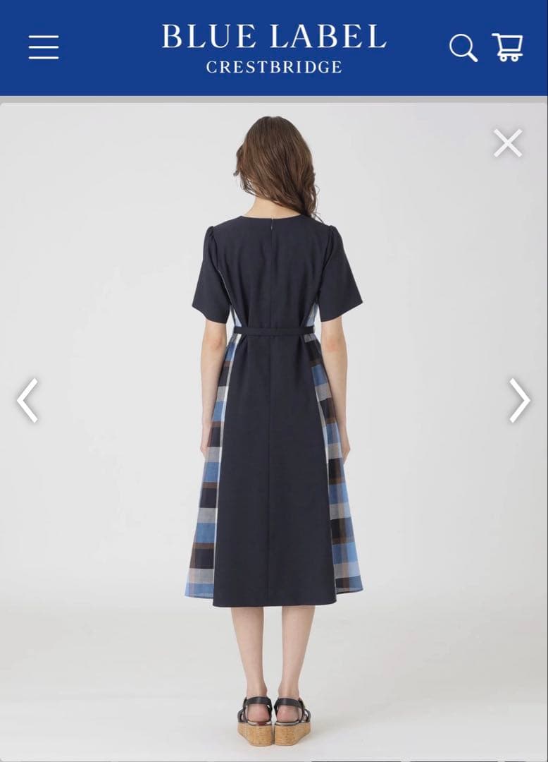SALE⭐︎ブルーレーベル　クレストブリッジ　ワンピース　完売品　美品　36サイズ