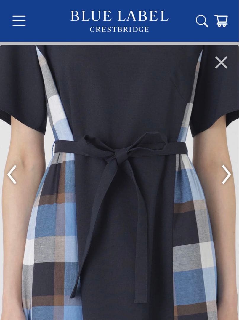 SALE⭐︎ブルーレーベル　クレストブリッジ　ワンピース　完売品　美品　36サイズ