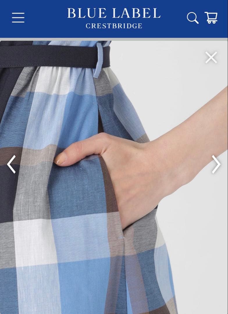 SALE⭐︎ブルーレーベル　クレストブリッジ　ワンピース　完売品　美品　36サイズ