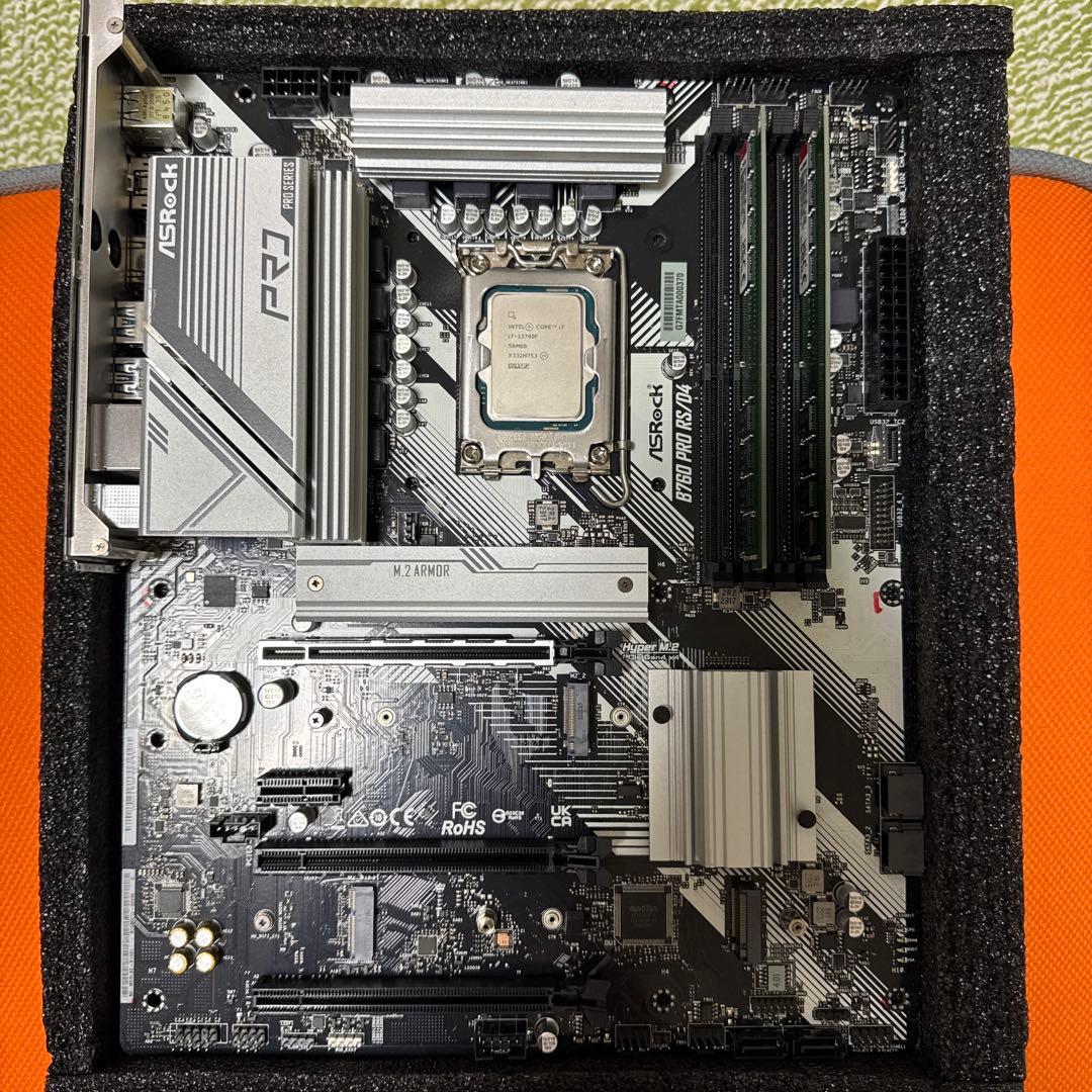 u*a様 ASRock B760 Pro＋メモリ32GB＋Core i7-137