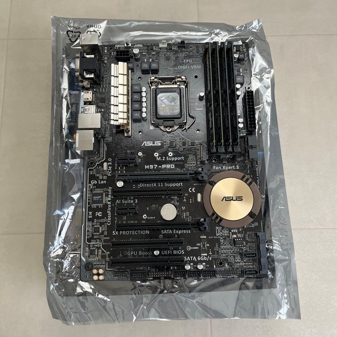 ASUS H97-PRO/Intel Core i7 4771/メモリ16GB