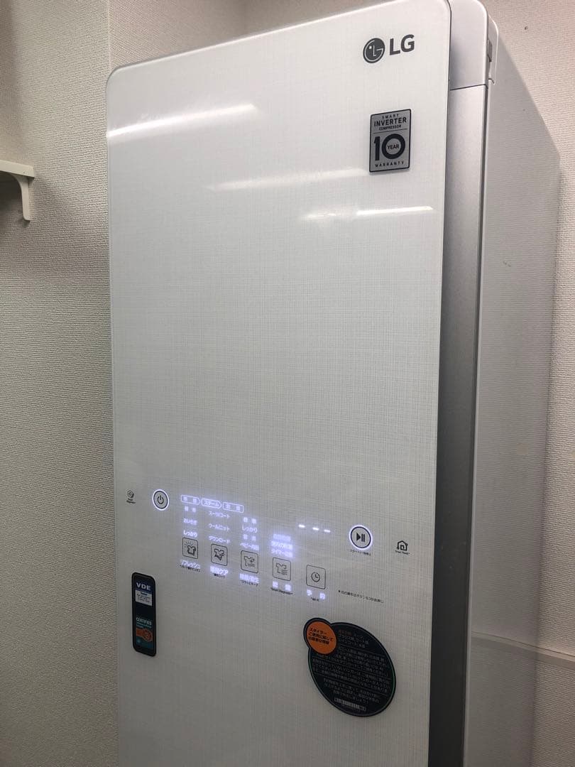 【美品】LG styler スチームウォッシュ&ドライ 2020年製 S3WF