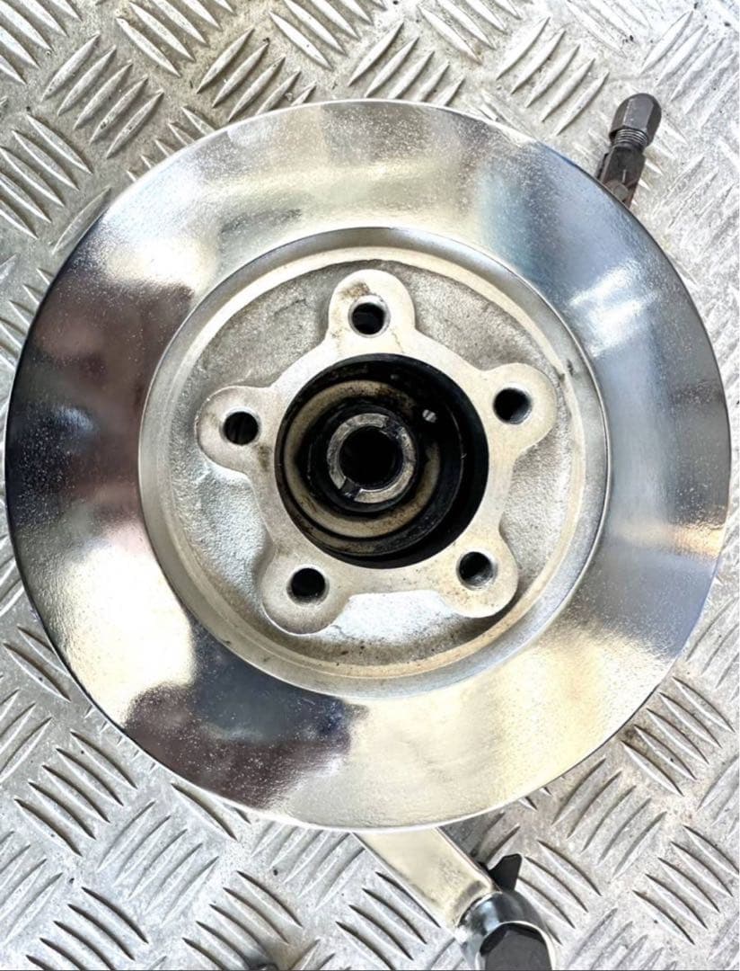 V-TWIN製74スプリンガー ドラムブレーキ クロームセット シングルカム仕様