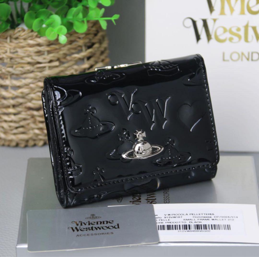 Vivienne Westwood ヴィヴィアン 三つ折り財布 レザーp.-