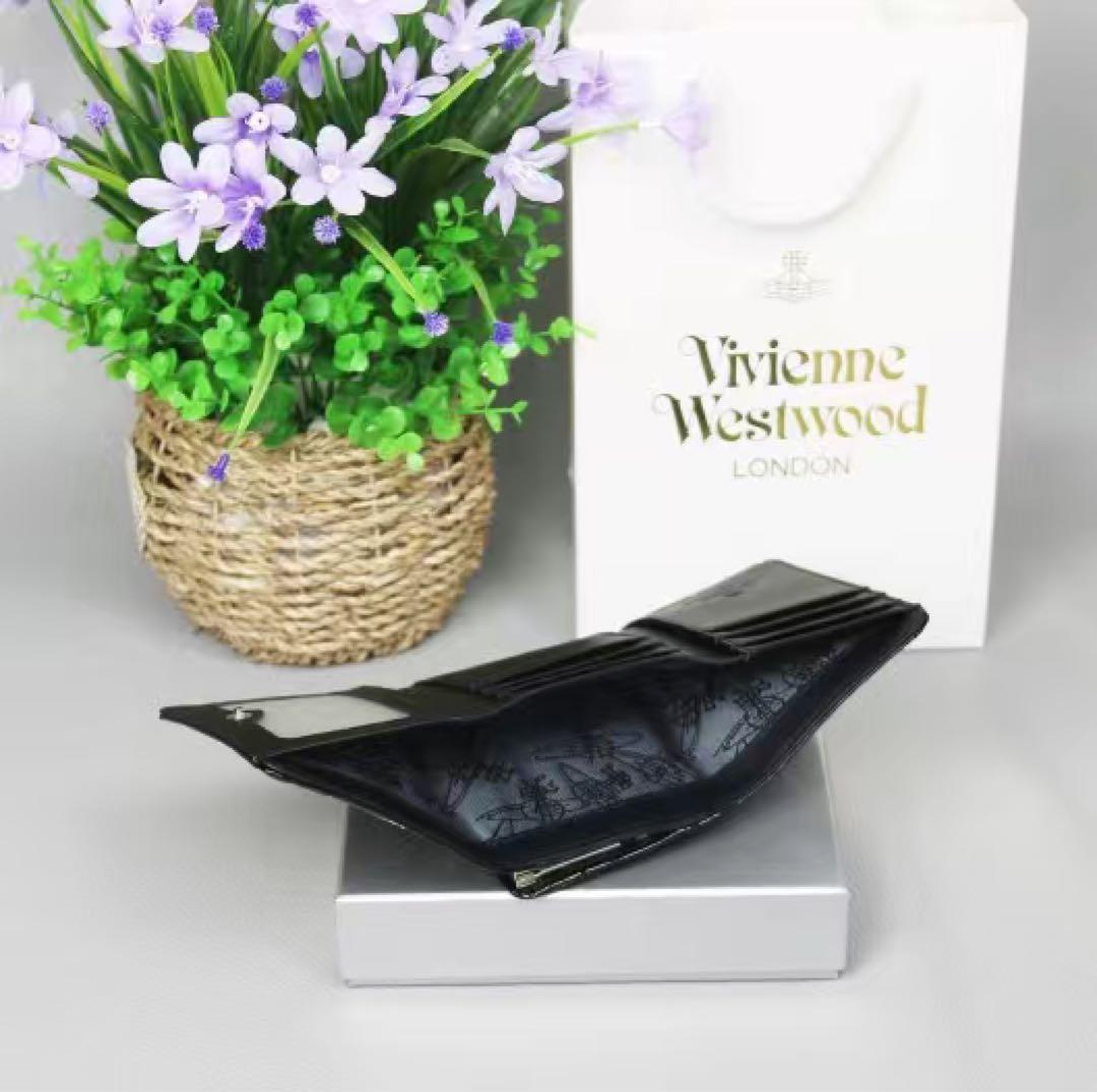 Vivienne Westwood ヴィヴィアン 三つ折り財布 レザーp.-
