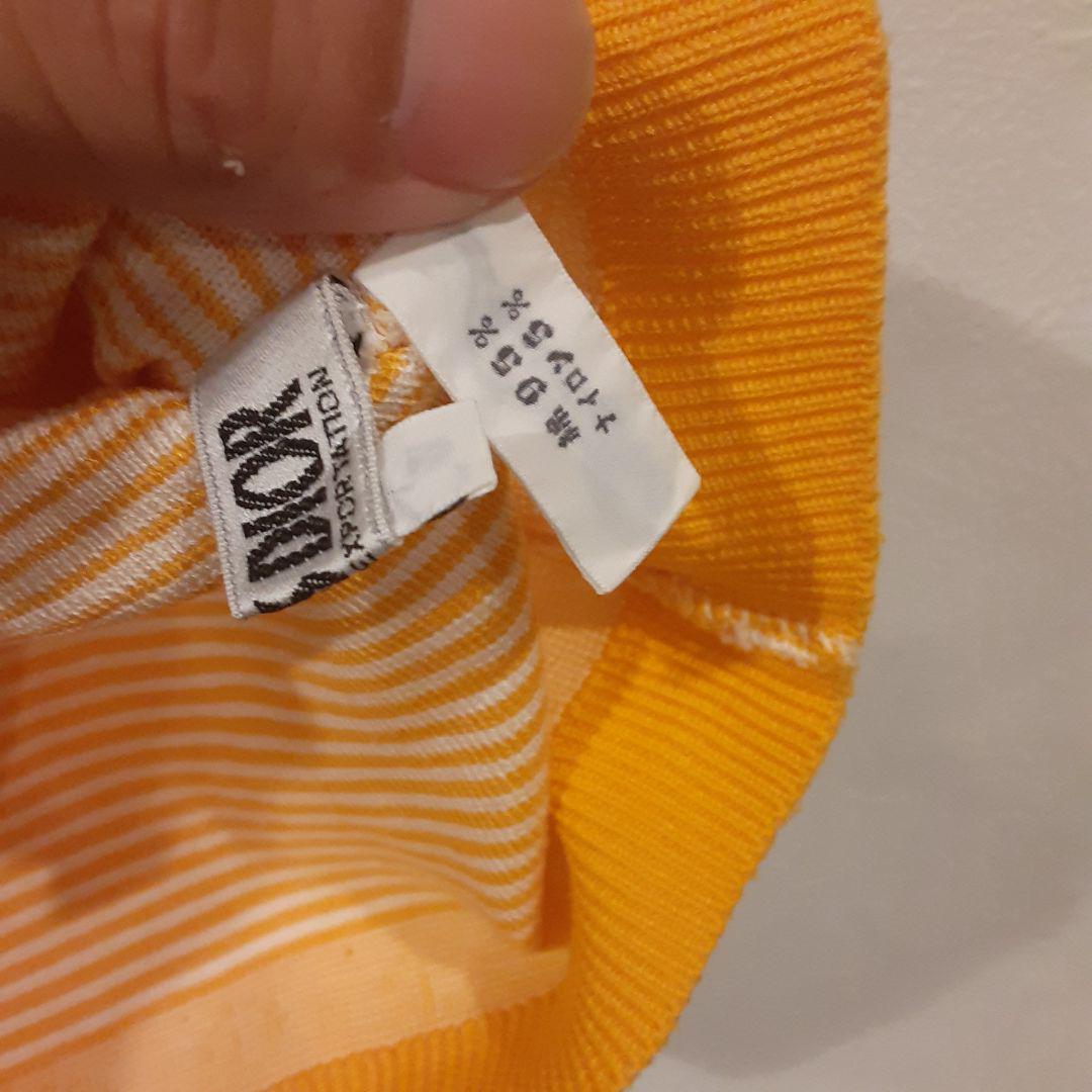 クリスチャン・ディオール CD タンクトップ オレンジ 水着 キャミソール