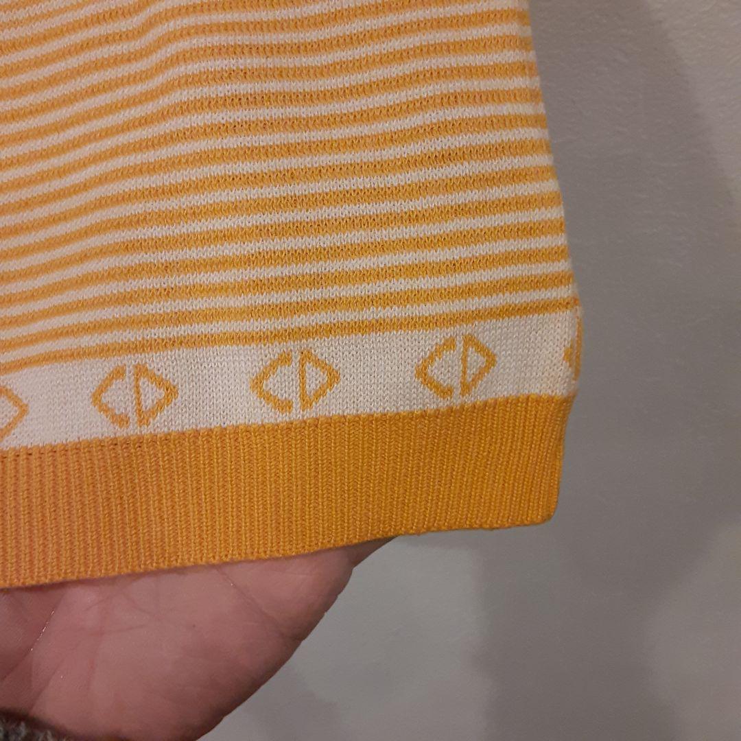 クリスチャン・ディオール CD タンクトップ オレンジ 水着 キャミソール