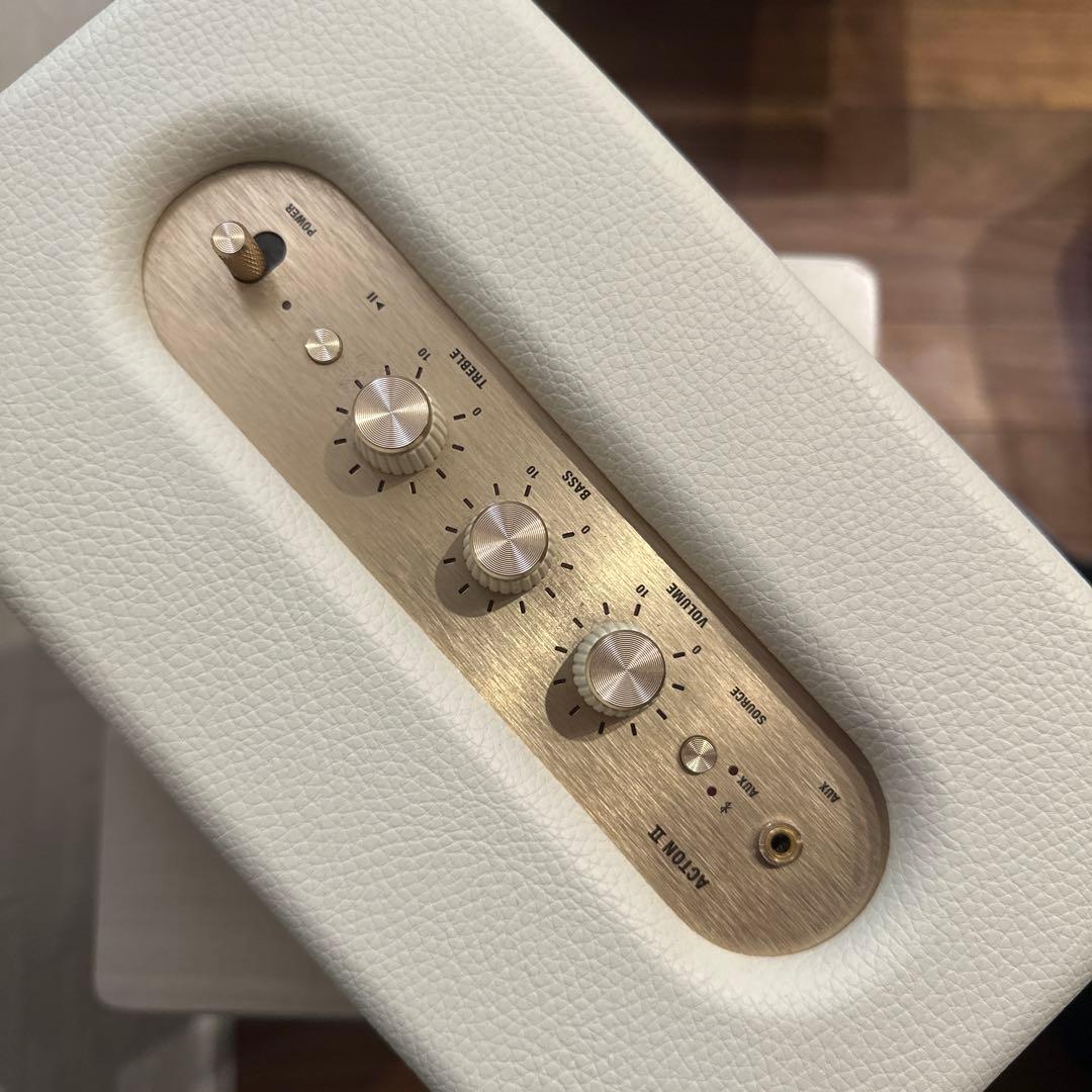 <箱付き美品>Marshallスピーカー acton ii ホワイト