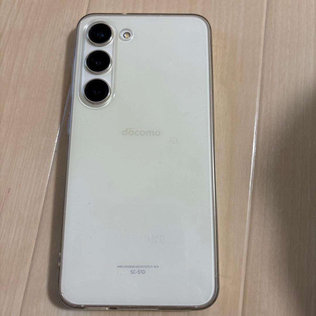 【美品】Galaxy S23➕ケース➕フィルム SC-51D ホワイト