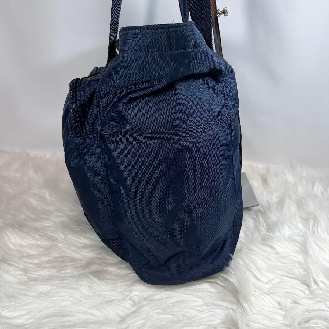 [極美品] PORTER フラッシュ トートバッグ FLASH ネイビー