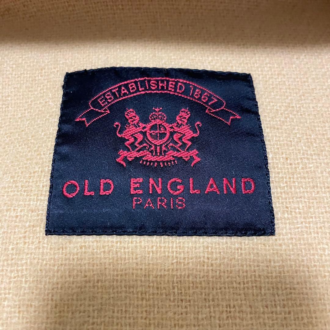 極美品 オールドイングランド ダッフルコート XL相当 マスタード ヘリンボーン