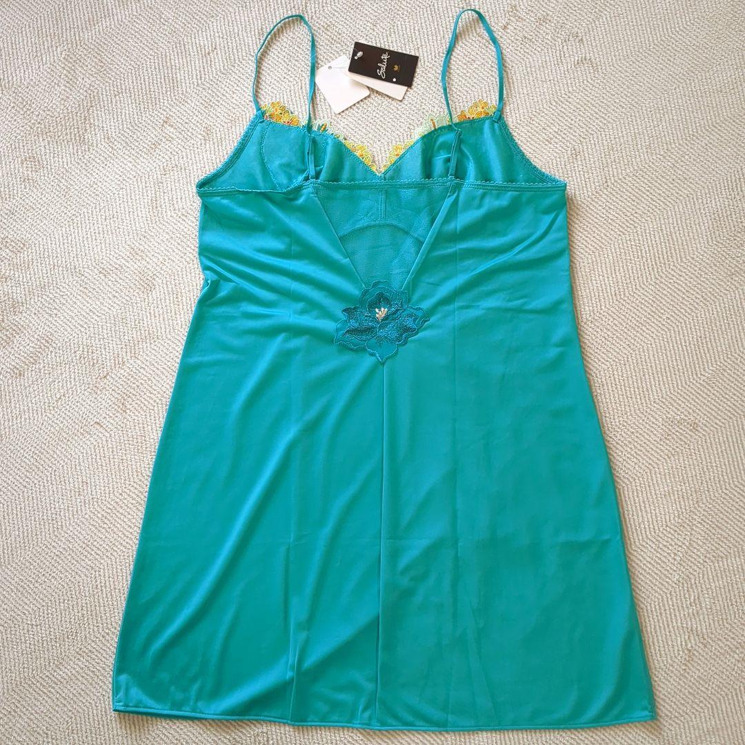 ワコール サルート プレステージ 17G スリップ Ｌ 黄龍 グリーン 新品