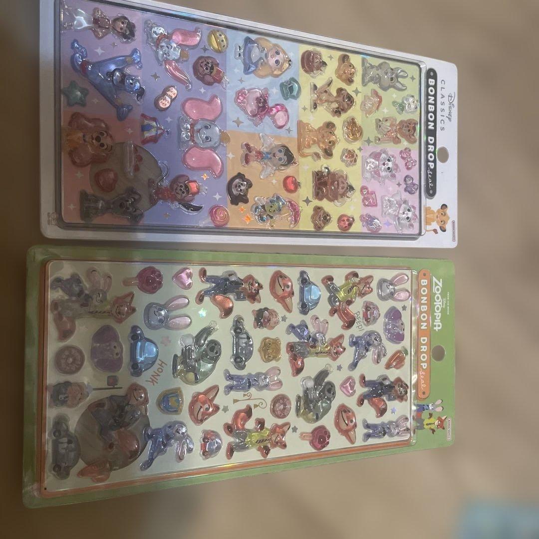 【正規品 】ボンボンドロップシール ディズニー8種類セット