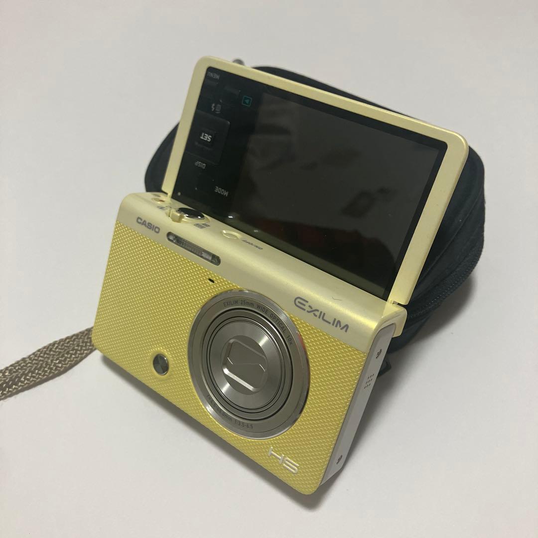 CASIO カメラ　EX-ZR70　イエロー　EXILIM 【生産終了品】